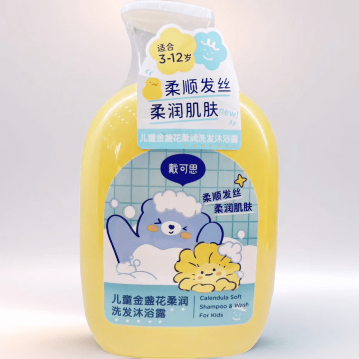 戴可思儿童金盏花柔润洗发沐浴露700ml