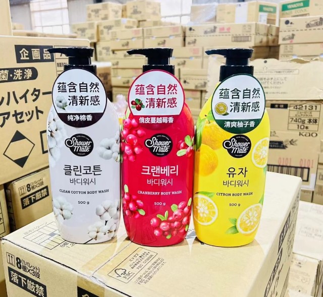 爱敬沐浴伴侣清新柑橘沐浴露