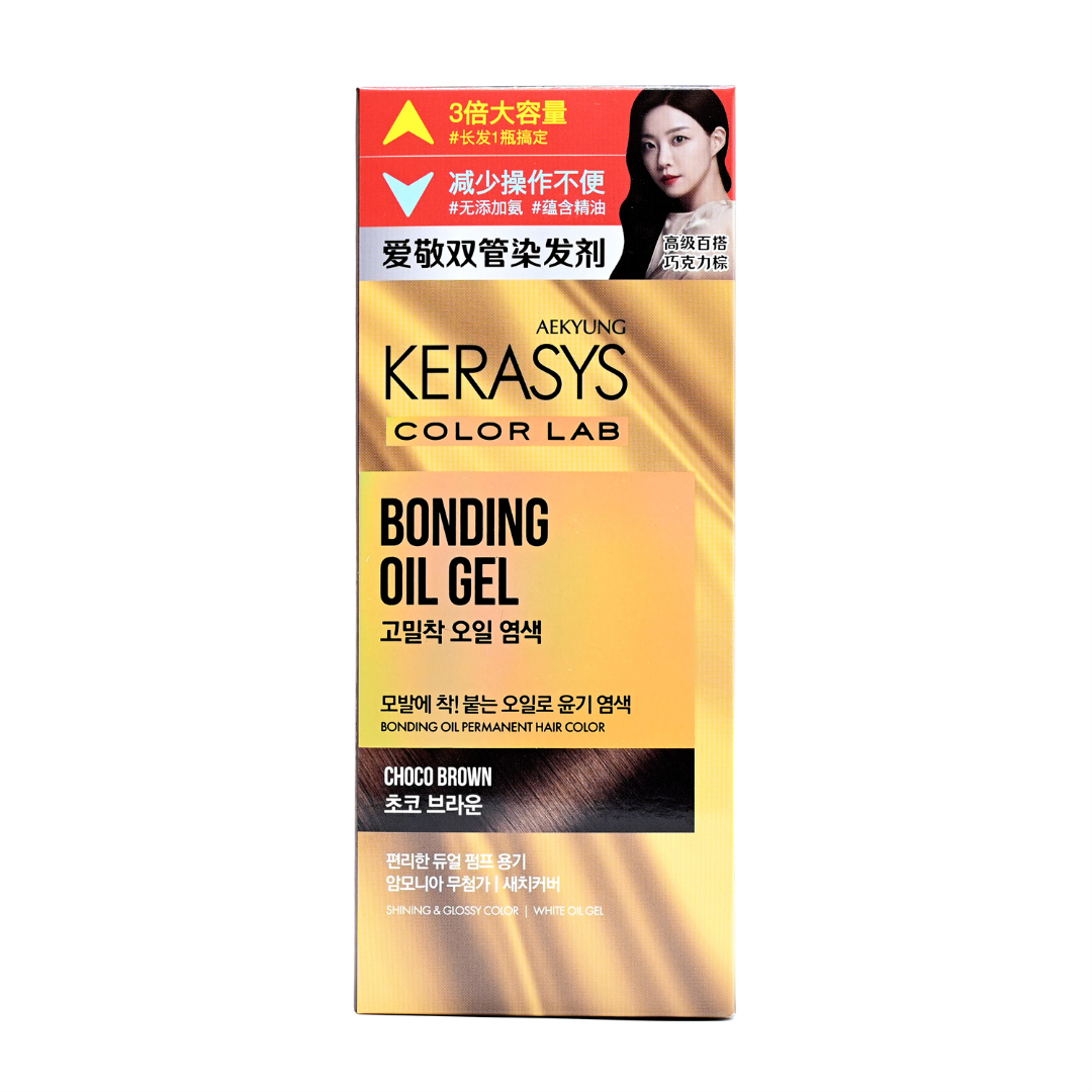 爱敬科娜洗丝炫彩持色染发剂250g巧克力棕