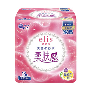 大王 日用卫生巾 天使纱织系列 超薄棉柔 250mm18片