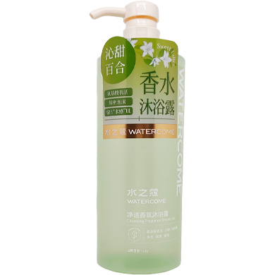 水之蔻净透香氛沐浴露600ML（山野百合）