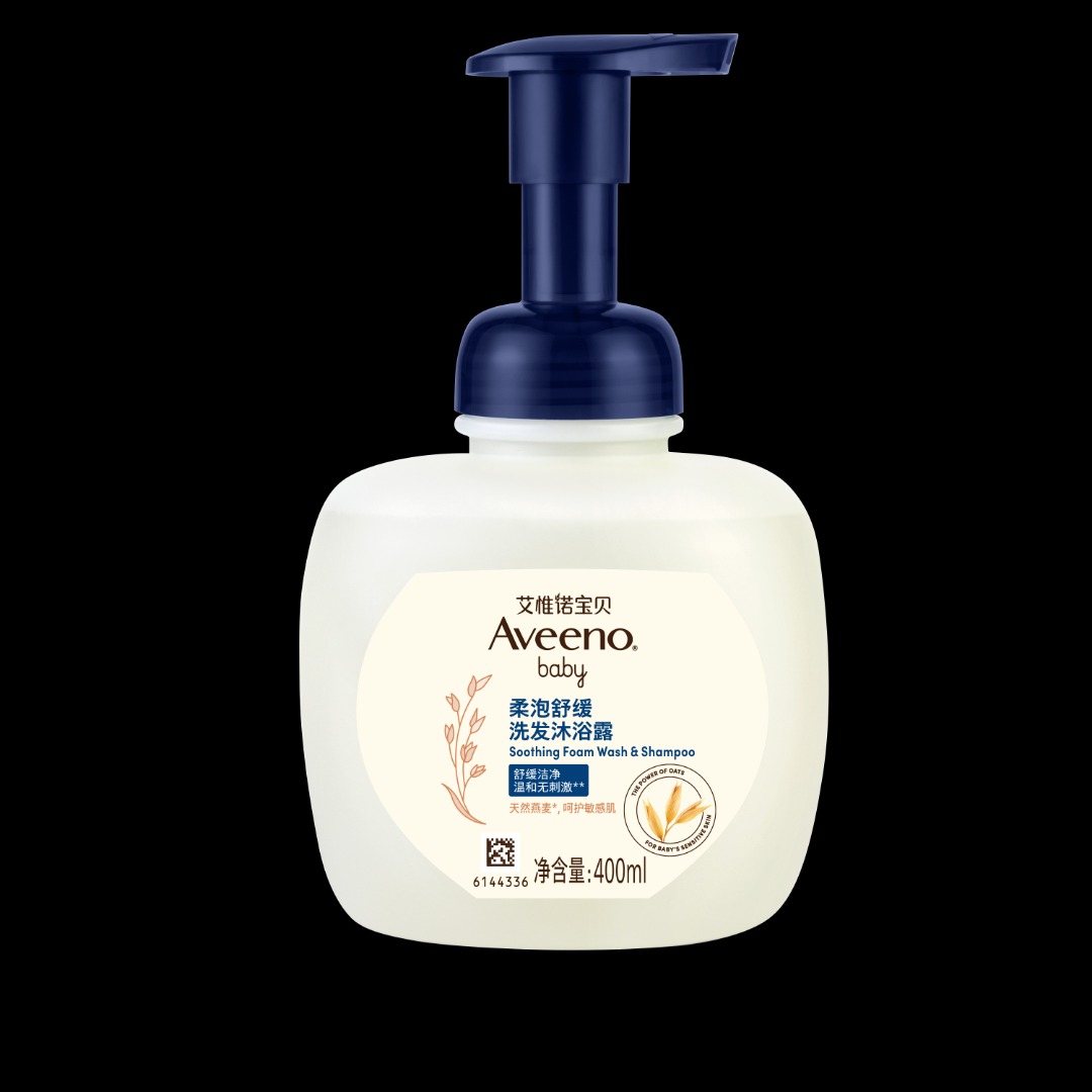 艾惟诺宝贝柔泡舒缓洗发沐浴露 400mL