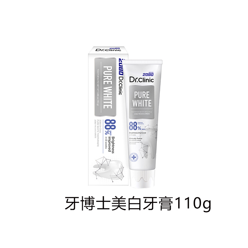 爱敬2080牙博士美白牙膏110g