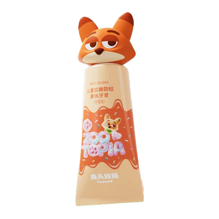 兔头妈妈防蛀草莓牙膏60g-狐尼克3-12岁