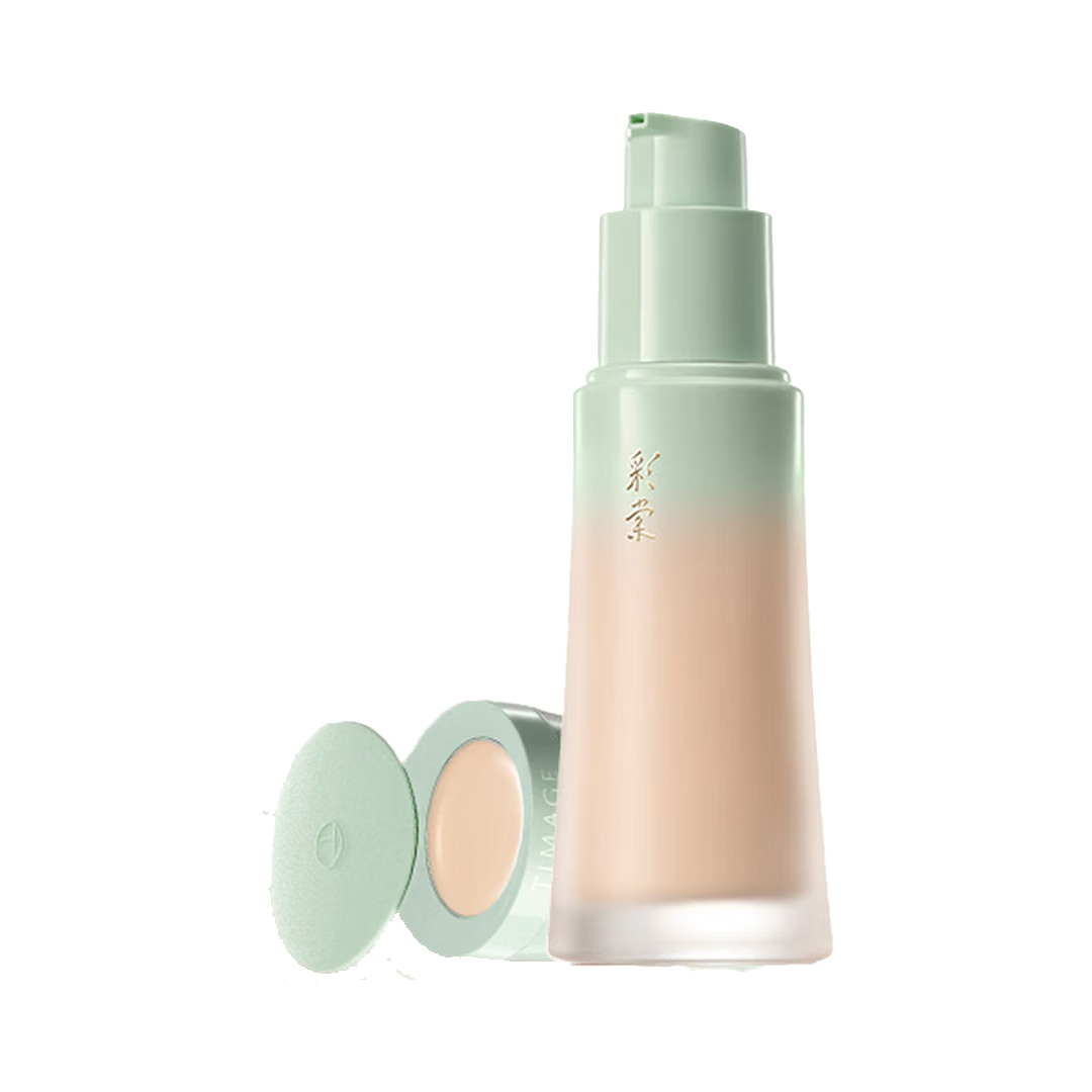彩棠雾瓷无瑕持妆粉底液#110云纱白30ml2.0